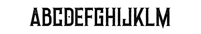 Giant Grunge Font LOWERCASE