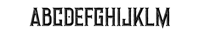 Giant Inline Grunge Font LOWERCASE