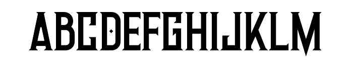 Giant Regular Font UPPERCASE