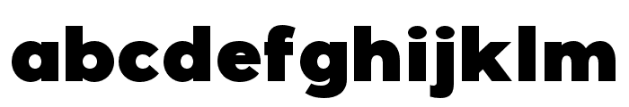 GigaSans-Black Font LOWERCASE