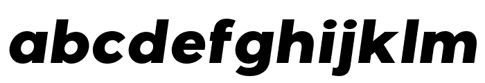 GigaSans-ExtraBoldItalic Font LOWERCASE