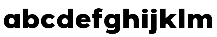 GigaSans-ExtraBold Font LOWERCASE