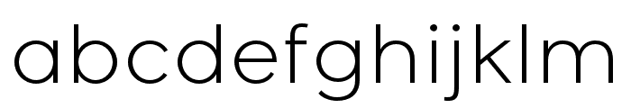GigaSans-Light Font LOWERCASE