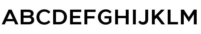 GigaSans-SemiBold Font UPPERCASE