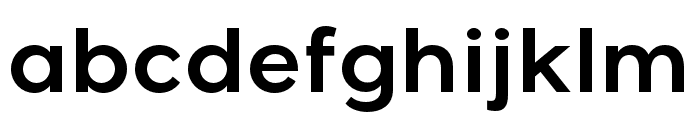 GigaSans-SemiBold Font LOWERCASE