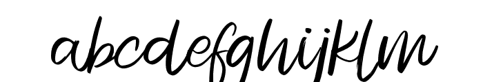 Gilose Font LOWERCASE