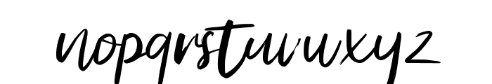 Gilose Font LOWERCASE