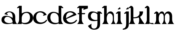 Gingerbread Font LOWERCASE