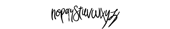 Glamour Beauty Font LOWERCASE