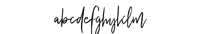 Glamoush Font LOWERCASE