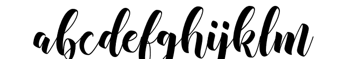 Glorydays Regular Font LOWERCASE