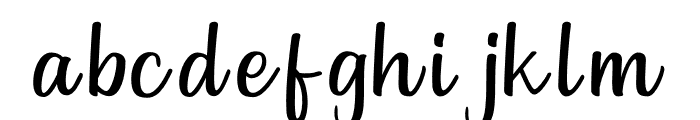 Goldiana Script Font LOWERCASE