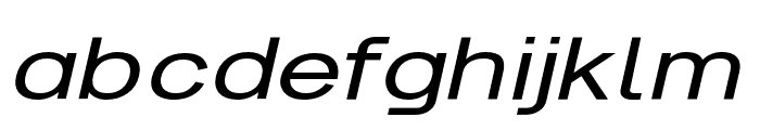 Golte Italic Font LOWERCASE