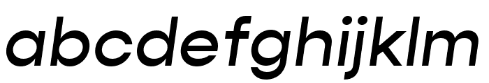 Gopher Text Medium Italic Font LOWERCASE