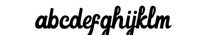 Goteru Font LOWERCASE