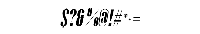 Gothink-extrabodItalic Font OTHER CHARS