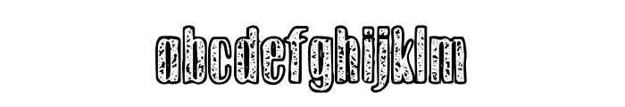 Gothink-extraboldagedoutline1 Font LOWERCASE