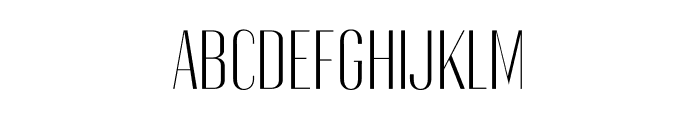 Gothink-light Font UPPERCASE