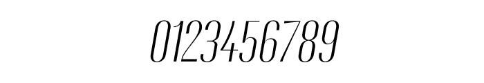 Gothink-lightItalic Font OTHER CHARS