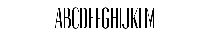 Gothink-regular-condensed Font UPPERCASE