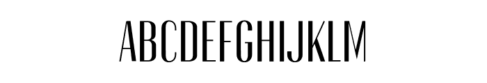 Gothink-regular Font UPPERCASE
