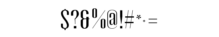 Gothink-semiboldsemiexpanded Font OTHER CHARS