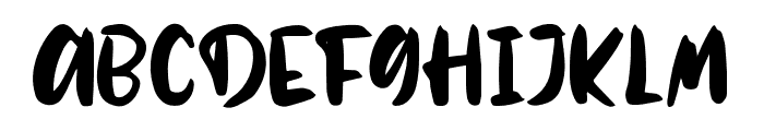 Gotten Font UPPERCASE