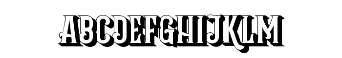 Grantmouth 3D Vol.2 Regular Font LOWERCASE