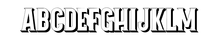 Grantmouth Shadow  Font LOWERCASE