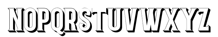 Grantmouth Shadow  Font LOWERCASE