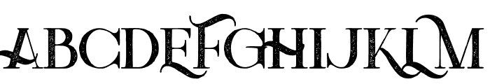 Green Light Bold Grunge Font UPPERCASE
