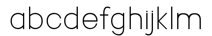 Grotte Light Font LOWERCASE