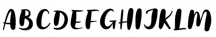 Gullick Font UPPERCASE