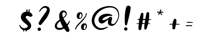 GullickAlt Font OTHER CHARS