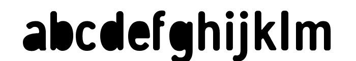 Gunnar Cutout Regular Font LOWERCASE