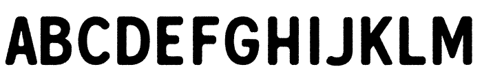 Gunnar-Rough Font UPPERCASE