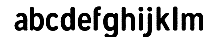 Gunnar-Rough Font LOWERCASE