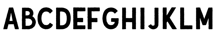 Gutenberg Clean Regular Font LOWERCASE