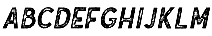Gutenberg Italic Font LOWERCASE