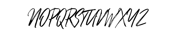 Guzttass-Regular Font UPPERCASE