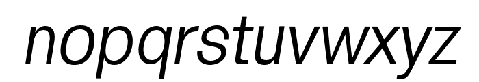 Hacim Medium Italic Font LOWERCASE