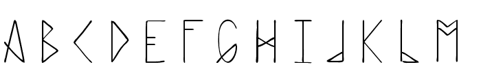 Haext-Thin Font UPPERCASE