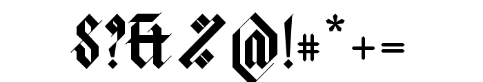 HaljaOT-Illuminated Font OTHER CHARS