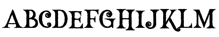 Hallowen Bold Font LOWERCASE