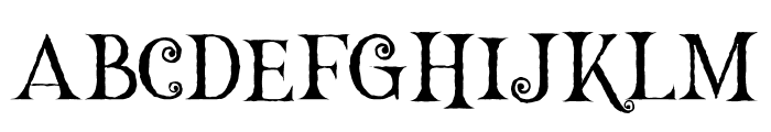 Hallowen Regular Font LOWERCASE