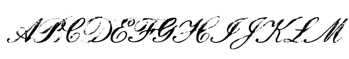 Hamilton Script SVG Regular Font UPPERCASE