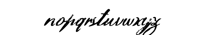 Hamilton Script SVG Regular Font LOWERCASE
