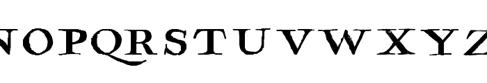 Hamilton Serif Painted Font LOWERCASE