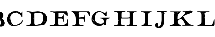 Hamilton Serif SVG Regular Font UPPERCASE