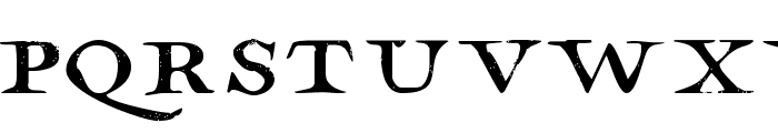 Hamilton Serif SVG Regular Font UPPERCASE